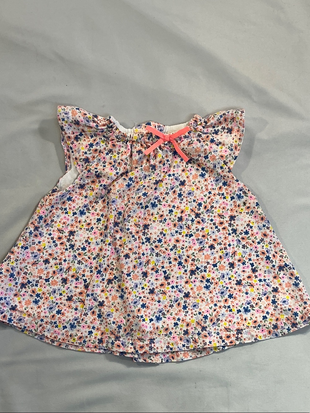 OshKosh B'gosh Pink Floral Sundress with Multicolor Print